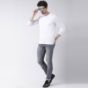 Camisetas de verano personalizadas de la mejor calidad para hombre, estilo informal con mangas completas, de algodón puro diseño liso, servicio OEM - Product Image 5