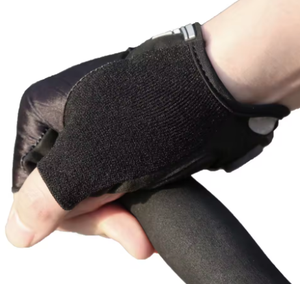 Gants de cyclisme respirants demi-doigts imprimés personnalisés pour les sports de plein air avec un design unique sans doigts - Product Image 5