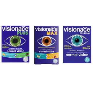 Visionace Plus Tabletas y Cápsulas 28S Visionace Max Tabletas y Cápsulas 28 + 28 Paquete Visionace Cápsulas 30S - Product Image 1