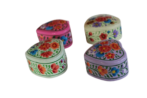Kashmiri <b>Paper</b> Mache Mini Home Decor <b>Storage</b> <b>Box</b> Elegant Tiny Home Decor <b>Box</b> for <b>Storage</b> Purpose - Product Image 4