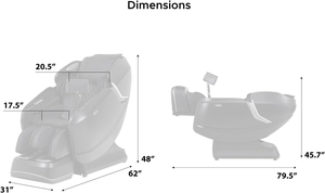 Silla de Masaje Multifuncional Inteligente para el Hogar con Riel de Guía Doble SL, Disfrute de la Máxima Comodidad y Alivio del Estrés - Product Image 3