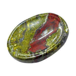 Vente en gros de pierre de sang de dragon de haute qualité pierre d'inquiétude en cristal style Feng Shui pierre d'inquiétude d'amour pouce poli à des fins de guérison - Product Image 4