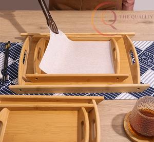 Plateau de service en bois de qualité supérieure avec un design élégant, couleurs et logo personnalisés, durable et non toxique, MOQ de 100 pièces pour les cadeaux - Product Image 5