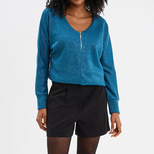 Suéter de Mujer de Alta Calidad con Cierre de Cremallera para Invierno, Diseño Minimalista, Máxima Calidez, Uso Diario Informal, para el Fin de Semana - Product Image 5