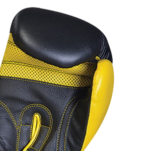 Venta al por mayor personalizados tamaños profesionales de cuero Muaythai guantes de entrenamiento de gimnasio guantes de boxeo impermeables con correa de Velcro Clos - Product Image 4