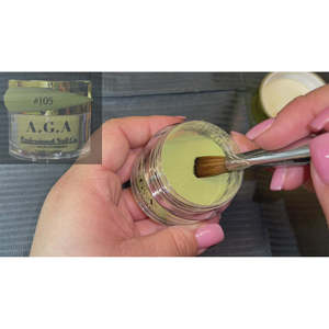 A.G.A # Polvere Acrilica Glitterata 105 per Decorazione Unghie, Logo Personalizzato, Collezione Butter, Modello Rosa Coprente, Numero Modello Sand Sugar - Product Image 2