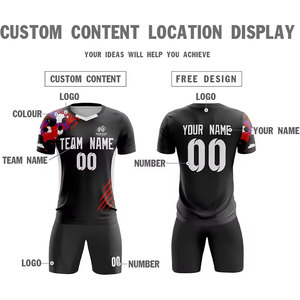 ชุดฟุตบอลพิมพ์ลายระเหิดมาใหม่ชุดฟุตบอลสีและขนาดต่างๆ - Product Image 3