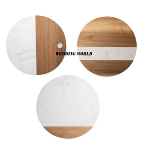 Tabla de cortar de mármol de forma rectangular, artículos de cocina de diseñador con acabado personalizado, tabla de cortar clásica y elegante al por mayor - Product Image 5