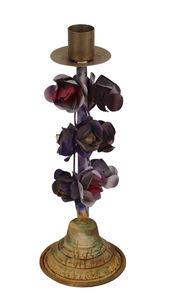 Candelabro de Metal con diseño de flores de Navidad para decoración del hogar - Product Image 6