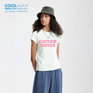 Camiseta Deportiva Ecológica COOLMAX ActiveFit para Mujer, Poliéster Reciclado, Secado Rápido, para Primavera/Verano, Deportes al Aire Libre - Product Image 1