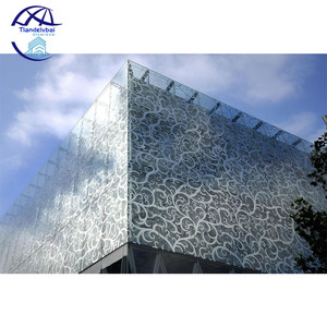 Revêtement de façade en aluminium perforé, décoration de façade extérieure, mur-rideau en aluminium perforé - Product Image 5