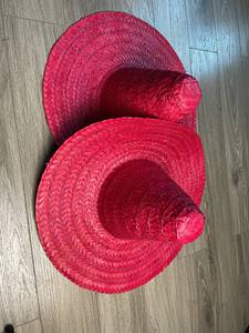 Tendencia caliente 2024 Nuevo estilo Sombrero mexicano Sombreros de ala ancha-Sombrero de paja mexicano grande Fiesta Multicolor - Product Image 4