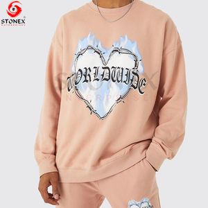 Trajes Deportivos al Por Mayor de 2 Piezas, Sudadera con Capucha y Pantalones para Hombre, Servicio OEM, Impresión de Logotipo y Diseño Personalizados - Product Image 2