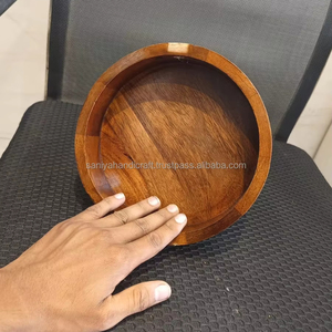 ชามสลัดไม้มะม่วงขัดเงาสีน้ำตาลสำหรับเป็นของขวัญทางธุรกิจ - Product Image 6