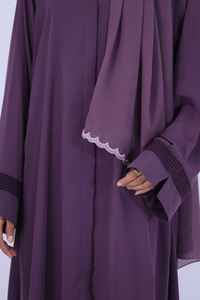 Nouvelle arrivée Abaya de style arabe de Dubaï Robe musulmane à manches longues pour femmes en taille adulte Abaya personnalisée - Product Image 4