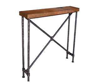 Mesa de consola rústica de madera cómoda con diseño y acabado únicos a precio mayorista - Product Image 3