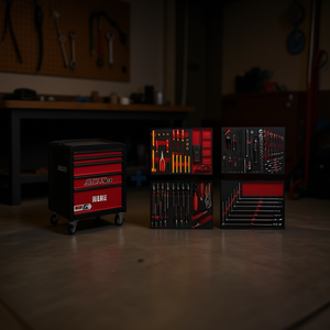 Assortiment d'outils d'entretien pour voitures hybrides et électriques (133 pièces) Ensemble d'outils pour chariot de démarrage - Product Image 3