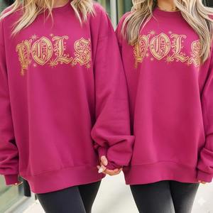 Women Hooded Loose Fit Oversized Puff Sleeve <b>Sweatshirt</b> Winter Warm Soft Cotton Long Sleeve Cozy Fleece Casual Trendy Street Top - Product Image 1