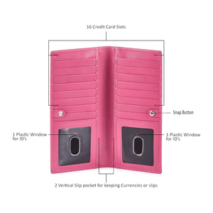 Cartera de Cuero Genuino Elegante de Alta Calidad con Cierre de Botón a Presión para Hombre, Estilo Ligero y Largo, Logotipo Personalizado, Fabricación en Fábrica, Venta al por Mayor - Product Image 2