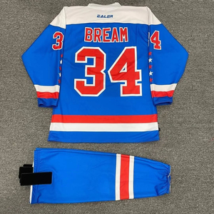 ชุดเสื้อฮ็อกกี้น้ำแข็งและกางเกงผลิตจากโรงงาน - Product Image 4