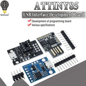 แผงวงจรดิจิทัลทางการสีน้ำเงินสีดำ ATTINY85 K Kickstarter ไมโครบอร์ดพัฒนาไมโครโมดูลไออิก I2C ATTINY85 USB สำหรับ ardui - Product Image 6