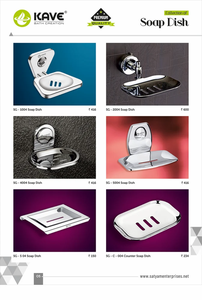 Porte-savon rond en acier inoxydable et verre Plateau de salle de bain antirouille mural Boîte à savon douche moderne Organisateur d'évier - Product Image 2