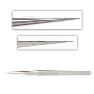 Pinzas de Microcirugía Nuevas de Grado Médico, Acero Inoxidable, Reutilizables, Punta de 0.3mm, Longitud de 18cm, para Oftalmología y Joyería - Product Image 5