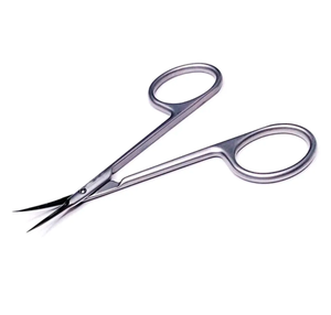 Ongles à cuticules en acier inoxydable, sourcils, cils, nez, épilateur, outil de manucure, ciseaux de pédicure incurvés par ANAAIF - Product Image 4