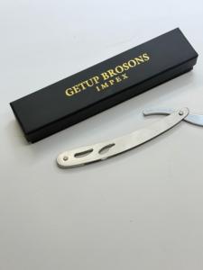 New <b>Single</b> <b>Blade</b> Stainless Steel Men's Wet Shaving Professional Disposable Full Silver Safety <b>Razor</b> Customizable Available - Product Image 6