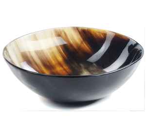 Natural Buffalo High Quality Horn Bowl Set With Matching <b>Serving</b> <b>Spoons</b> For Exclusive Gift Packaging At Affordable Price - Product Image 2