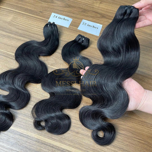 REAL <b>Body</b> <b>Wave</b> Remy Vietnamese Human Hair Weaving Bundles Double Drawn Weft Extensions 100gram Each Bundle - Product Image 6