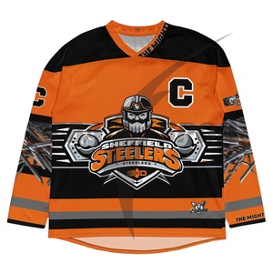 Premium Quality Factory Wholesale Custom Breathable 100% Polyester Moisture-Wicking Ice Hockey Uniforms Set Customized Design - Product Image 1