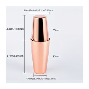 Top Selling Modern Customized Shape Cocktail Shaker Luxury Look Silver Color Mojito Shaker for Home Bar <b>Accessories</b> - Product Image 6