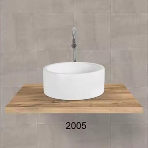 Lavabo de mesa de cerámica de alta calidad, Rectangular forma ovalada, artículos sanitarios de un solo orificio de la India - Product Image 5