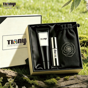 Caja Rígida de Lujo Personalizada con Tapa y Base, Forro de Satén de Seda, Empaque Ecológico para Cosméticos, Cuidado de la Piel y Extensiones de Cabello - Product Image 1