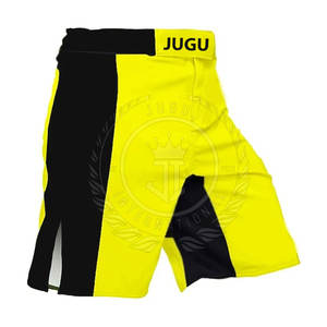 Hot Sale Custom Made <b>MMA</b> Men's <b>Shorts</b> Front Logo Spandex/Polyester Breathable Quick Dry High Quality OEM Service - Product Image 1