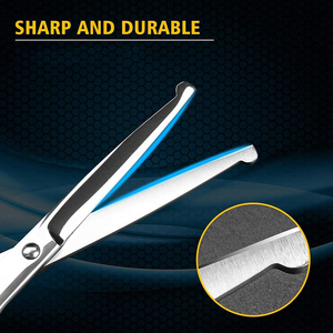 Premium Curved Grooming Fancy <b>Scissors</b> Blunt Edge Stainless Steel Pet Hair Trimming Shears Professional Salon Quality - Product Image 6