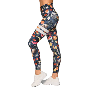 Venta al por mayor personalizado sublimación impresa personalizar su marca de yoga de las mujeres Leggings transpirable de secado rápido Leggings para mujeres OEM - Product Image 3
