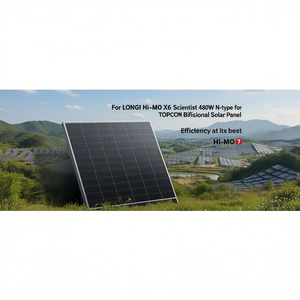 Panel Solar Bifacial LONGi Hi-MO X6 Scientist 480W Tipo N para TOPCon - Product Image 3