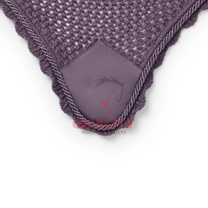 Gorro ligero y lavable para moscas de ganchillo, funda transpirable para orejas de caballo, hecho en diseño cómodo Pakistán, perfecto para montar - Product Image 2