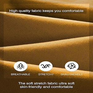 กางเกงขายาวสีทึบเข้ารูปสำหรับผู้ชายกางเกงแบบคลาสสิกสำหรับฤดูใบไม้ผลิและฤดูใบไม้ร่วง - Product Image 5