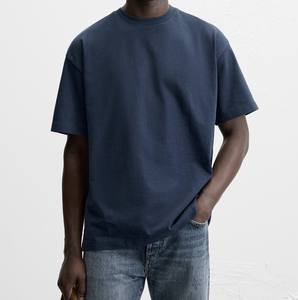 T-shirts en gros personnalisés pour hommes, unis, brodés, sérigraphiés, t-shirts vierges pour hommes, t-shirts surdimensionnés, lourds - Product Image 1