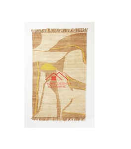 พรมคอตตอนปิคนิคพรมห้องนั่งเล่นแบบพรีเมี่ยมพรมผ้าฝ้ายพิมพ์ลายทำด้วยมือจากอินเดีย - Product Image 1