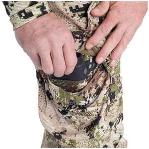 Pantalon de chasse de haute qualité, pantalon de chasse en polaire, costume de camouflage, poche avant décorative, coupe-vent, cordon de serrage, adultes - Product Image 3