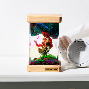 Lampe en époxy personnalisée, Lampe en résine époxy, Lampe en résine époxy personnalisée, Lampe en bois et résine, Veilleuse personnalisée, Cadeau fait main - Product Image 2