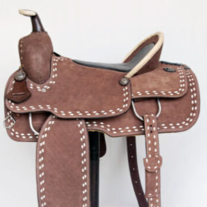 Selle de cheval western de style anglais en cuir de qualité supérieure du fabricant indien nouvelle collection de créateurs à vendre - Product Image 1