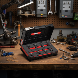 Usag Assortment with 1/2'' <b>Impact</b> Hexagonal <b>Sockets</b> in ABS Case 8-Piece <b>Socket</b> Set - Product Image 3