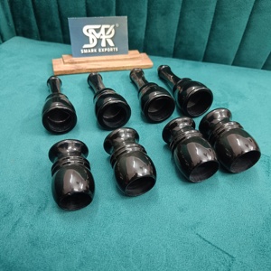 Mango para Brocha de Afeitar de Cuerno de Búfalo, Grado A+, SMARK EXPORTS, Acabado Rústico, Agarre Fuerte y Cómodo para la Rutina Clásica de Afeitado en Húmedo - Product Image 1