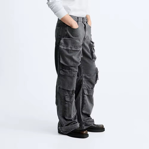 Pantalones vaqueros ligeros de hombre superventas de último estilo, pantalones vaqueros de carga para hombre, pantalones vaqueros de nuevo diseño de secado rápido para hombre - Product Image 5
