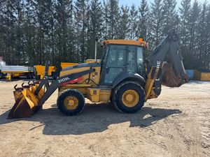 รถแบคโฮล้อเดอร์ขนาดเล็ก John Deere รุ่น 410L ขายดี 5 ตัน พร้อมปั๊มไฮดรอลิก KYB และเครื่องยนต์ - Product Image 3
